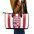 Custom Liberia Football Leather Tote Bag Sporty Style - Wonder Print Shop