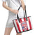 Custom Liberia Football Leather Tote Bag Sporty Style - Wonder Print Shop