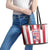 Custom Liberia Football Leather Tote Bag Sporty Style - Wonder Print Shop