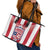 Custom Liberia Football Leather Tote Bag Sporty Style - Wonder Print Shop