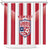 Custom Liberia Football Shower Curtain Sporty Style