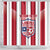 Custom Liberia Football Shower Curtain Sporty Style