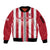 Custom Liberia Football Sleeve Zip Bomber Jacket Sporty Style - Wonder Print Shop