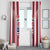 Custom Liberia Football Window Curtain Sporty Style - Wonder Print Shop