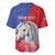 Personalised Balkan Lipizzaner Horse Slovenia Baseball Jersey Carnation Sporty Style - Wonder Print Shop