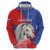 Personalised Balkan Lipizzaner Horse Slovenia Hoodie Carnation Sporty Style - Wonder Print Shop