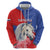 Personalised Balkan Lipizzaner Horse Slovenia Hoodie Carnation Sporty Style - Wonder Print Shop