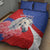 Personalised Balkan Lipizzaner Horse Slovenia Quilt Bed Set Carnation Sporty Style - Wonder Print Shop