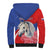 Personalised Balkan Lipizzaner Horse Slovenia Sherpa Hoodie Carnation Sporty Style - Wonder Print Shop