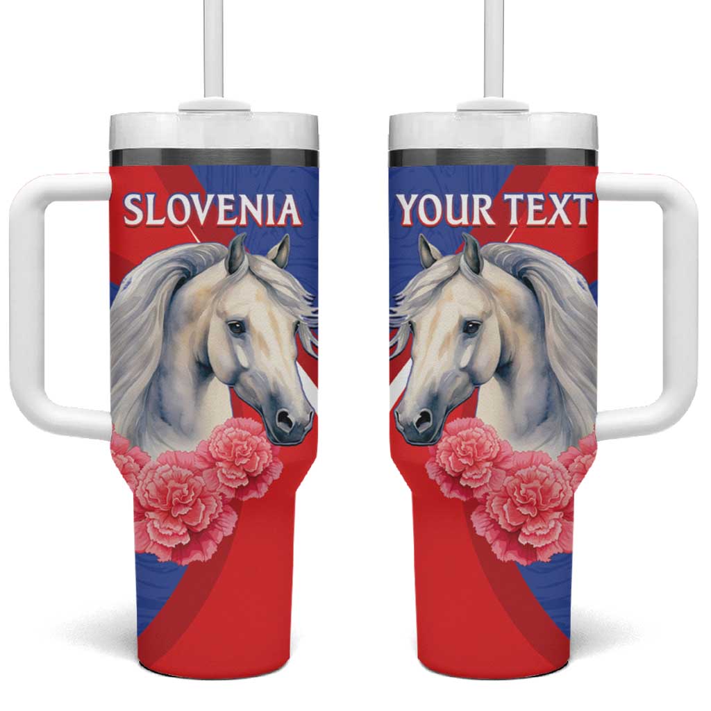 Personalised Balkan Lipizzaner Horse Slovenia Tumbler With Handle Carnation Sporty Style - Wonder Print Shop