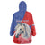 Personalised Balkan Lipizzaner Horse Slovenia Wearable Blanket Hoodie Carnation Sporty Style