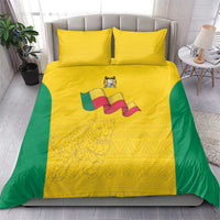 Benin Football Bedding Set Go Champions Les Guepards - Wonder Print Shop