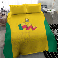 Benin Football Bedding Set Go Champions Les Guepards - Wonder Print Shop