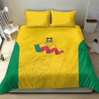 Benin Football Bedding Set Go Champions Les Guepards - Wonder Print Shop