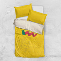 Benin Football Bedding Set Go Champions Les Guepards - Wonder Print Shop
