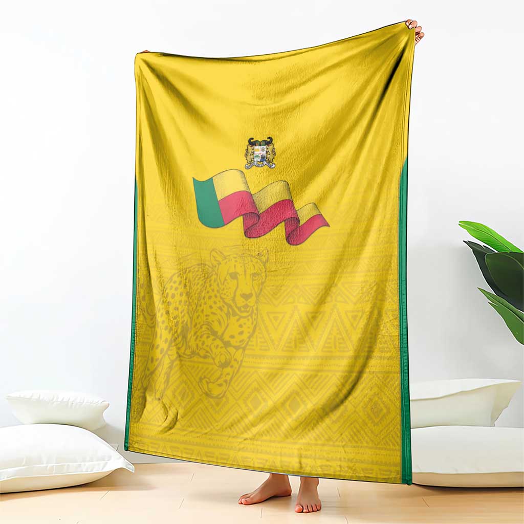 Benin Football Blanket Go Champions Les Guepards - Wonder Print Shop