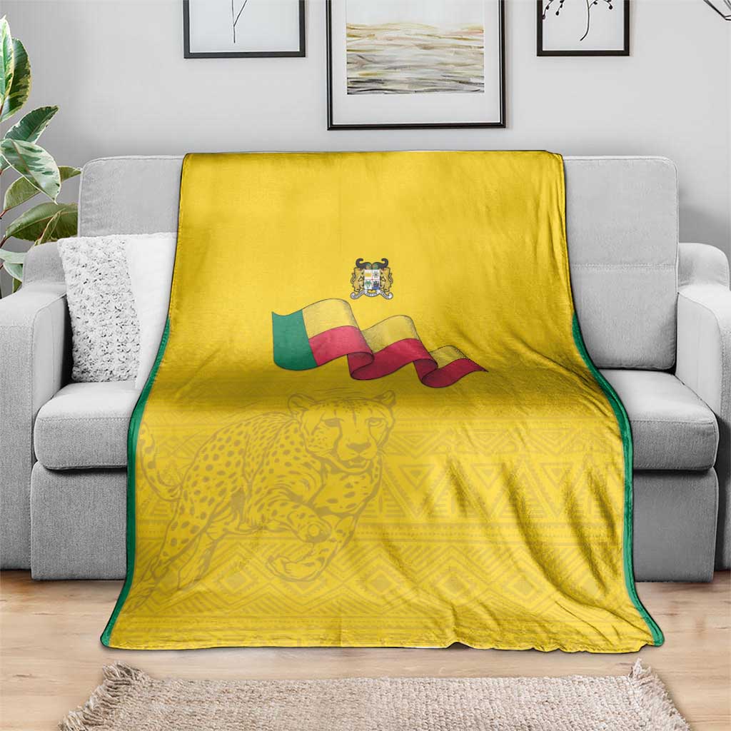 Benin Football Blanket Go Champions Les Guepards - Wonder Print Shop