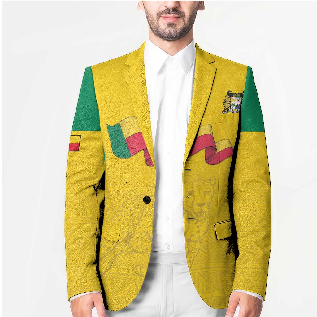 Custom Benin Football Blazer Go Champions Les Guepards - Wonder Print Shop
