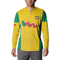 Custom Benin Football Button Sweatshirt Go Champions Les Guepards - Wonder Print Shop