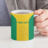 Custom Benin Football Ceramic Mug Go Champions Les Guepards - Wonder Print Shop