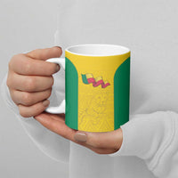 Custom Benin Football Ceramic Mug Go Champions Les Guepards - Wonder Print Shop