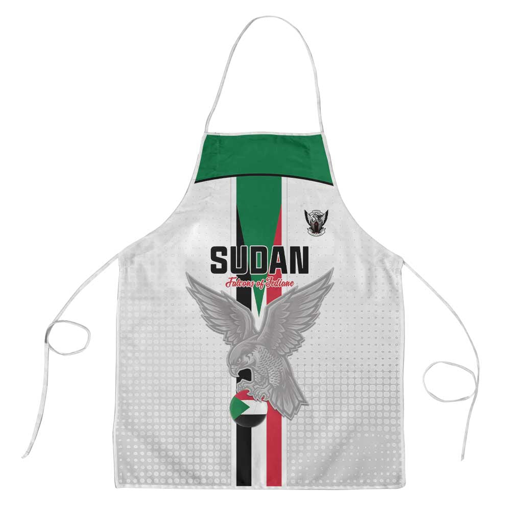 Sudan Football Apron Go Champions Falcons of Jediane - Wonder Print Shop