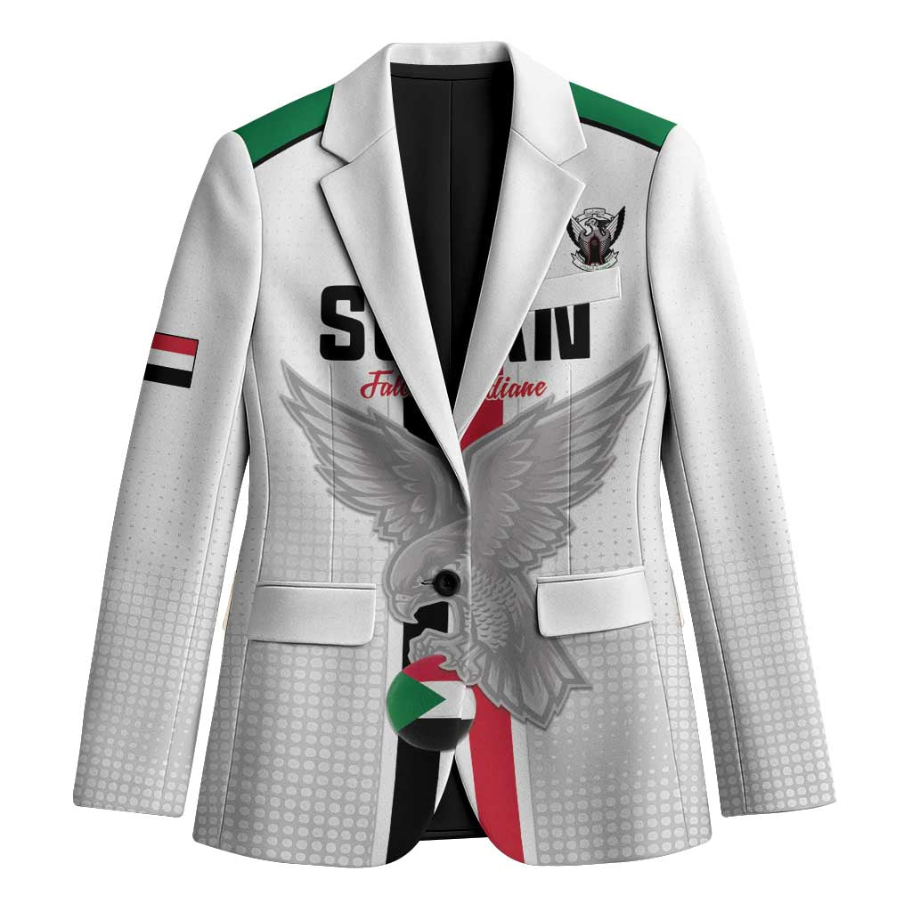 Custom Sudan Football Blazer Go Champions Falcons of Jediane - Wonder Print Shop