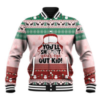 Christmas Story Baseball Jacket You'll Shoot Your Eye Out - Wonder Print Shop