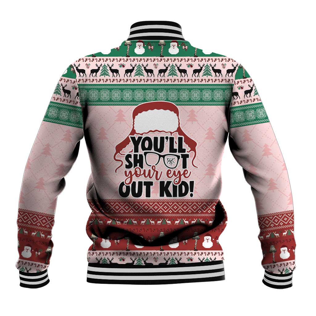 Christmas Story Baseball Jacket You'll Shoot Your Eye Out - Wonder Print Shop