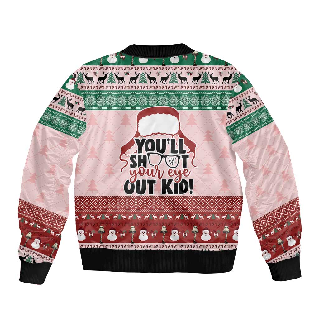 Christmas Story Bomber Jacket You'll Shoot Your Eye Out - Wonder Print Shop