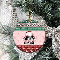 Christmas Story Ceramic Ornament You'll Shoot Your Eye Out - Wonder Print Shop