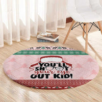 Christmas Story Round Carpet You'll Shoot Your Eye Out - Wonder Print Shop