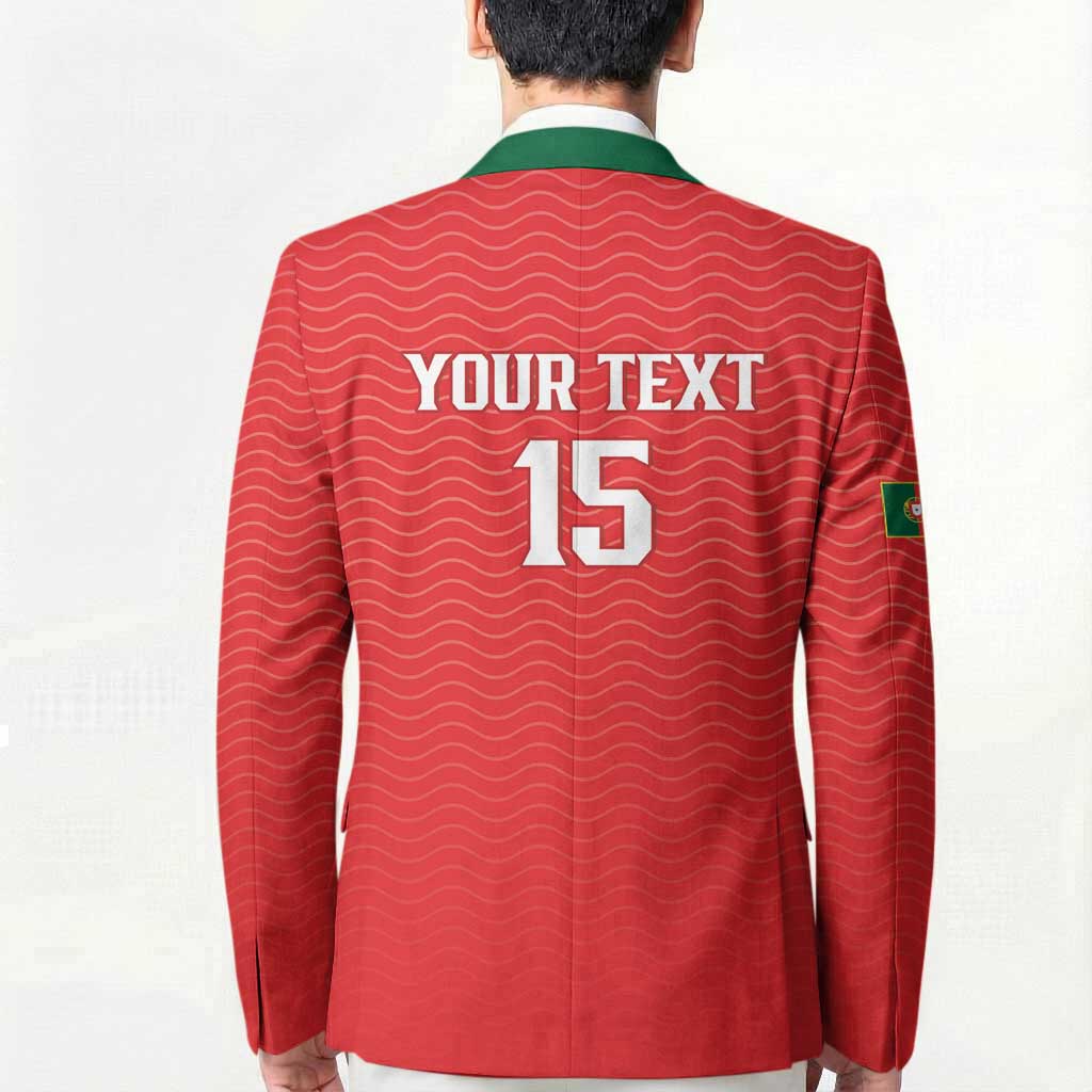 Custom Portugal Football Blazer Never Back Down 2026