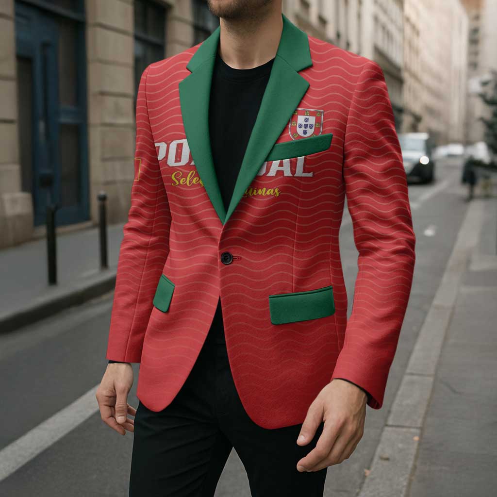 Custom Portugal Football Blazer Never Back Down 2026