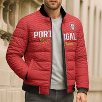 Custom Portugal Football Bomber Puffer Jacket Never Back Down 2026