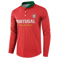 Custom Portugal Football Button Sweatshirt Never Back Down 2026