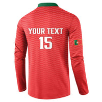 Custom Portugal Football Button Sweatshirt Never Back Down 2026