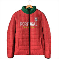 Custom Portugal Football Padded Jacket Never Back Down 2026