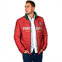 Custom Portugal Football Padded Jacket Never Back Down 2026