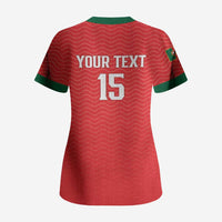 Custom Portugal Football Scrub Top Never Back Down 2026