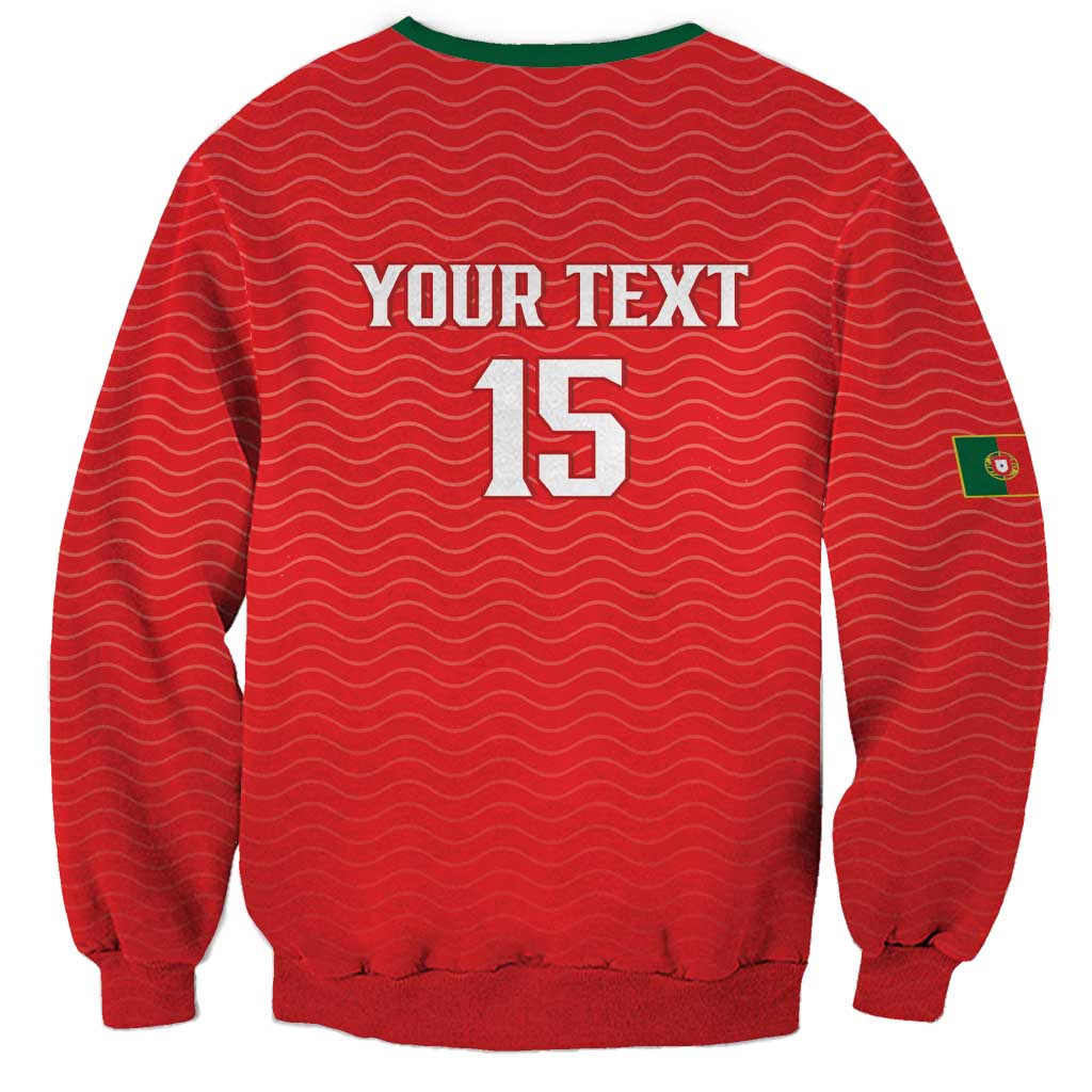 Custom Portugal Football Sweatshirt Never Back Down 2026