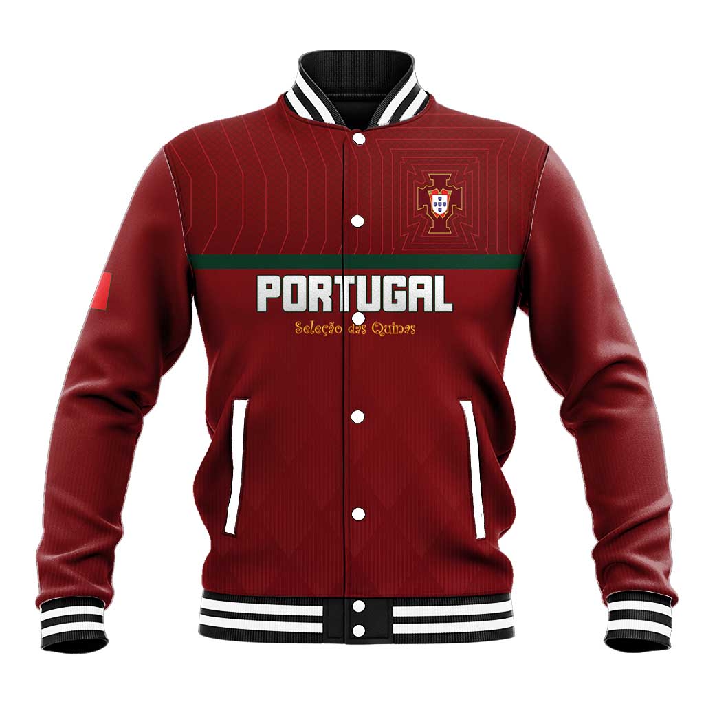Custom Portugal Football 2026 Baseball Jacket Vamos Portugal