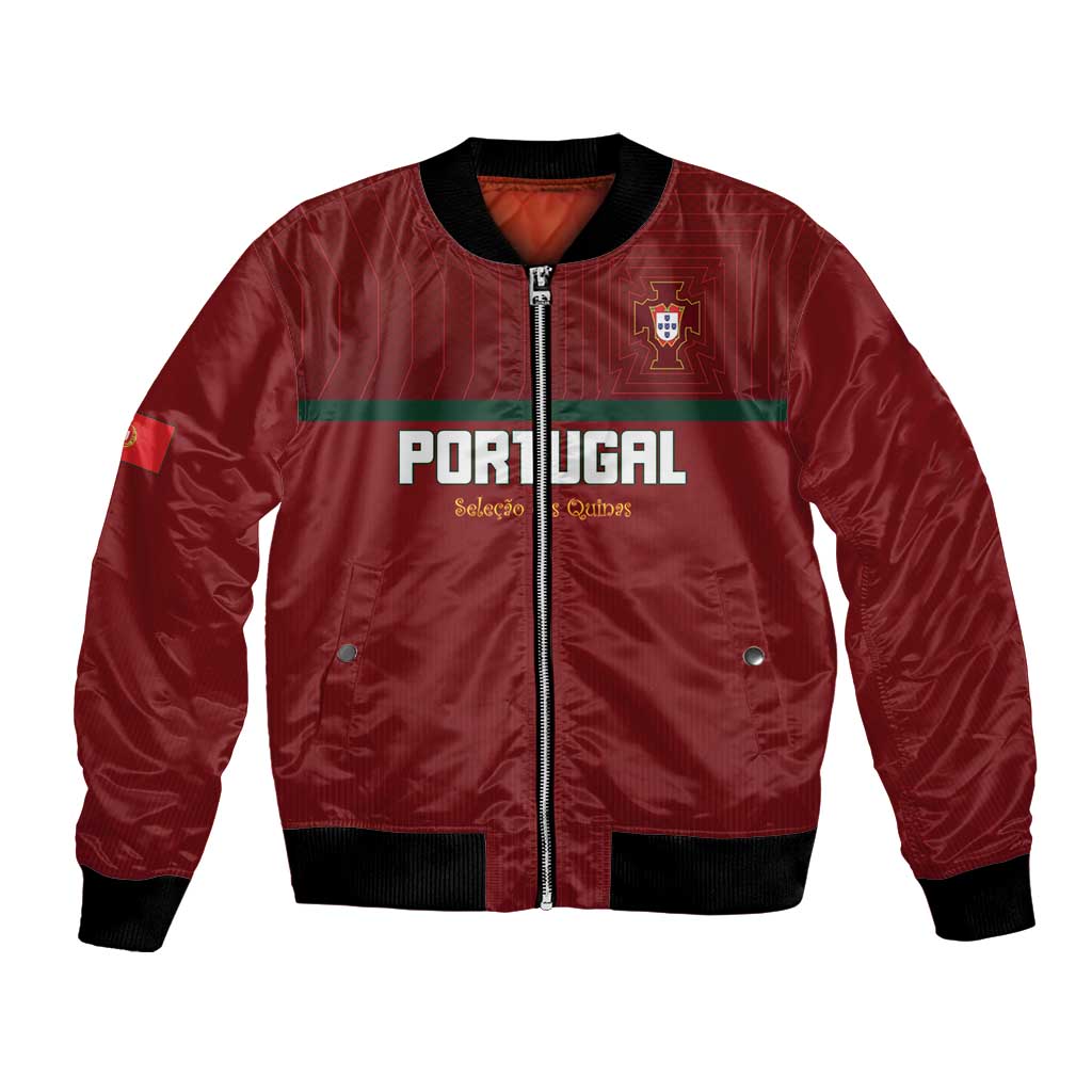 Custom Portugal Football 2026 Bomber Jacket Vamos Portugal