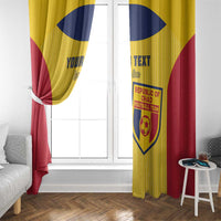 Custom Chad Football Window Curtain Allez Les Sao