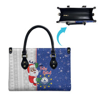 Cape Verde Christmas Leather Bag Black Santa Felix Natal - Wonder Print Shop
