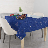 Cape Verde Christmas Tablecloth Black Santa Felix Natal - Wonder Print Shop