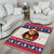 Liberia Christmas Area Rug My Christmas On You - Lion Santa - Wonder Print Shop