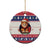 Liberia Christmas Ceramic Ornament My Christmas On You - Lion Santa - Wonder Print Shop