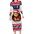 Liberia Christmas Long Sleeve Bodycon Dress My Christmas On You - Lion Santa - Wonder Print Shop