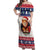 Liberia Christmas Off Shoulder Maxi Dress My Christmas On You - Lion Santa - Wonder Print Shop